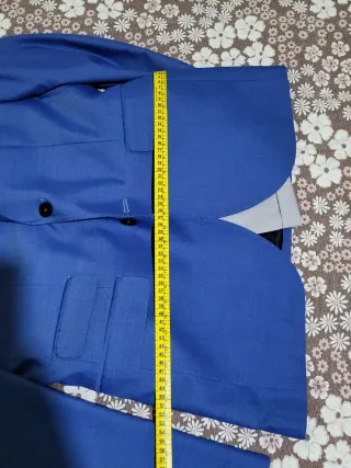 Abito sartoriale Vincent Trade blu cotone