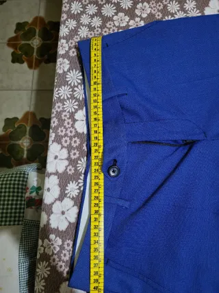 Abito sartoriale Vincent Trade blu cotone