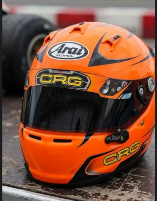 Pegatina Visera Casco Kart alta calidad