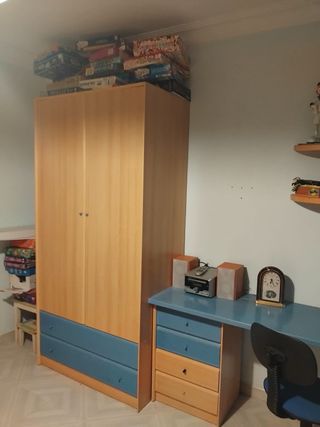 Conjunto muebles habitacion con camas