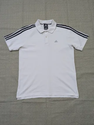 Polo Adidas Performance Essentials Blanco