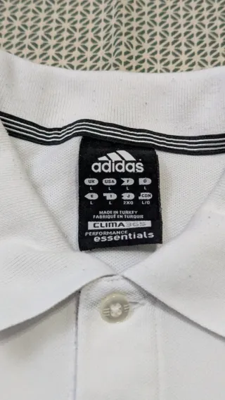 Polo Adidas Performance Essentials Blanco