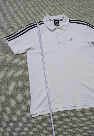 Polo Adidas Performance Essentials Blanco