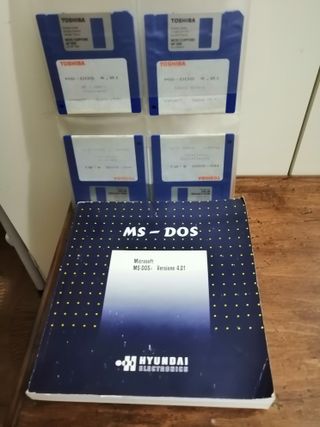 Manuale MS-DOS 4.01 + OS 4.01 Floppy