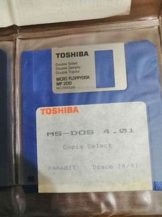 Manuale MS-DOS 4.01 + OS 4.01 Floppy