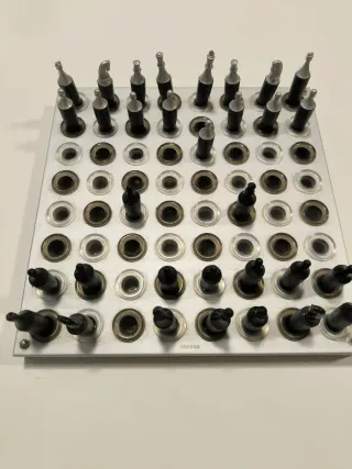 Jogo de Xadrez Decorativo Preto