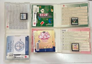 Pack 3 Juegos Nintendo DS: Brain Training, 42 Jueg
