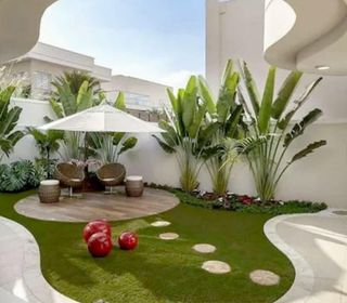 Cesped artificial decorativo