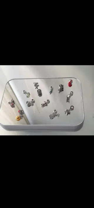 Pulsera Pandora Plata Original + 5 Charms