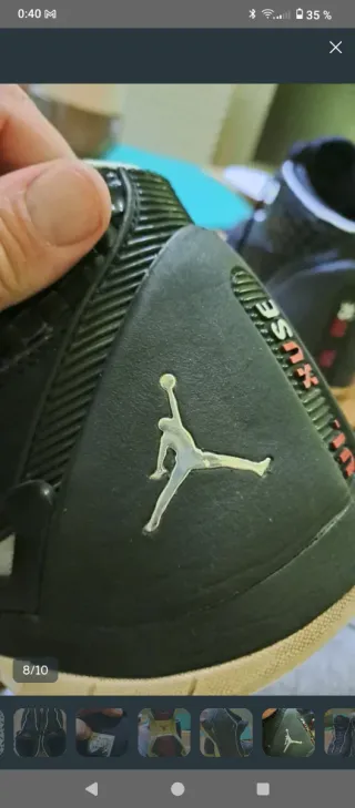 Air Jordan 15 Retro SE Negro Talla 9