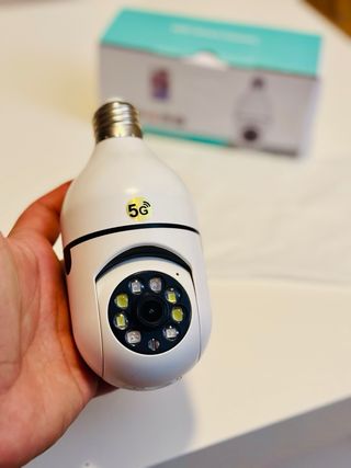 Cámara seguridad Wifi Bombilla E27