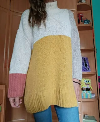 Jersey oversize color block