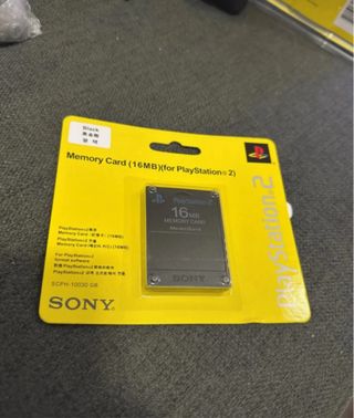Tarjeta Memoria Sony PlayStation 2 16MB Negra