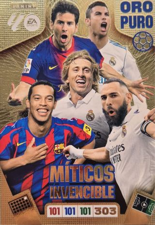 Carta Panini Adrenalyn XL Míticos Invencibles