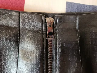 Falda efecto piel animal print