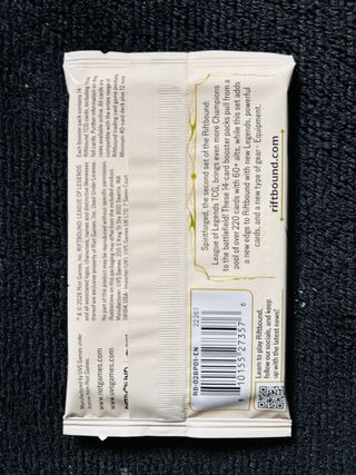 Sobre de cartas Riftbound (Spiritforged)