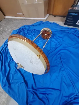 Lámpara de techo madera y metal