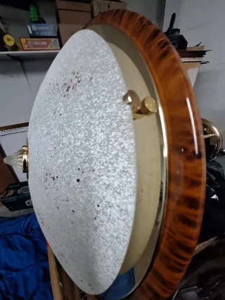 Lámpara de techo madera y metal