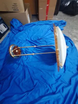 Lámpara de techo madera y metal