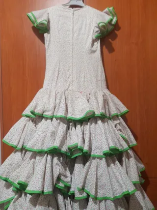 Traje Gitana Niña Hecho a Mano T7-8