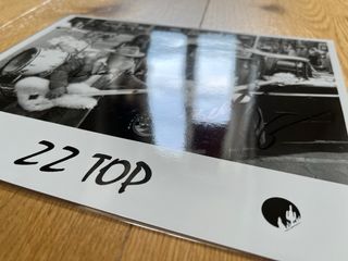 ZZ Top vintage memorabilia firmada, 55 fotos etc