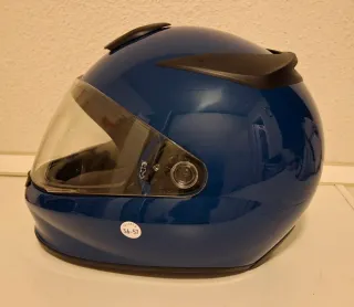 Casco Moto BMW Azul Talla 56-57