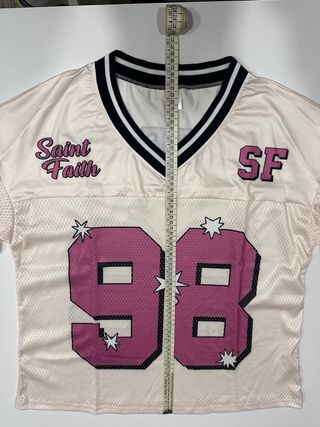 Jersey y2k Saint Faith Rosa 98