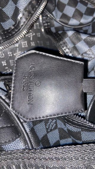 Keepall LOUIS VUITTON en el icónico Damier Negro