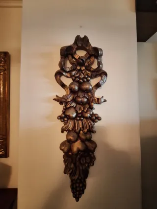 Adorno de pared estilo barroco