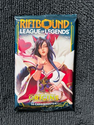 Sobre de cartas Riftbound (Origins)