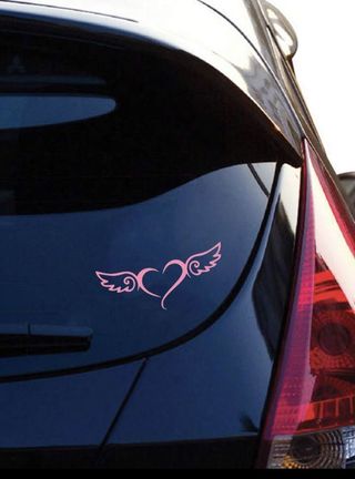 Pegatinas Vinilo Rosa Personalizadas