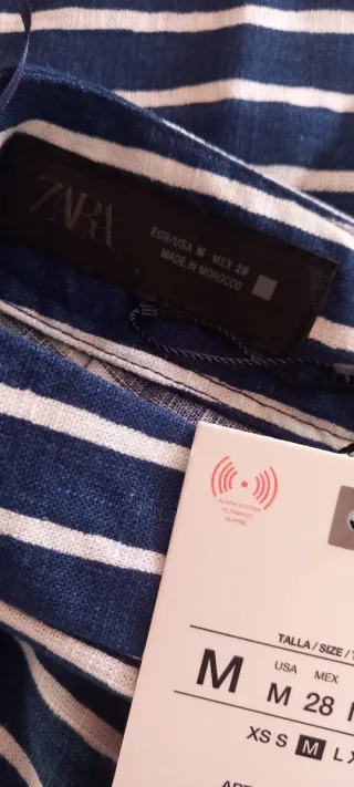 Shorts Zara rayas Talla M