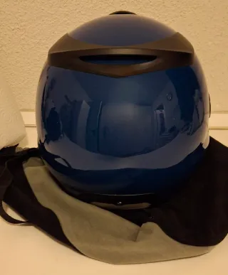 Casco Moto BMW Azul Integral talla 60