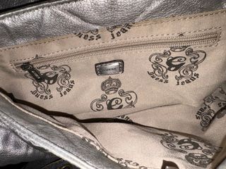 Bolso Guess Plateado Vintage