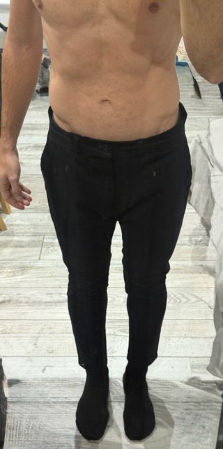 Pantalones Pull&Bear negros talla 40