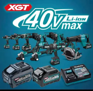 2 Baterías Makita XGT BL4050F 40V 5.0Ah Li-Ion