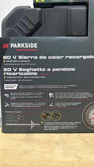 Sierra de calar Parkside Performance