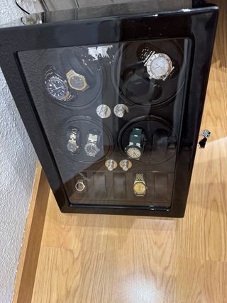 Caja Winder 8 relojes, 5 en parada