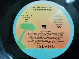 King Crimson - In The Court of the Crimson King.