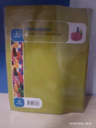 Libro de texto: Matemáticas CCSS 2° Bachillerato