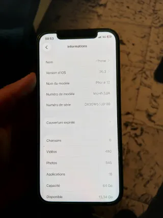 iPhone 12 64GB Negro