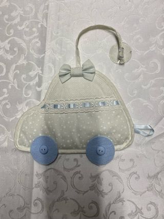 Fiocco nascita bimbo da ricamare