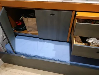 Cama nido madera nogal