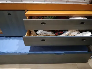 Cama nido madera nogal