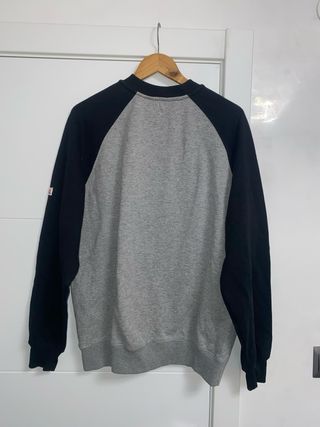 Sudadera Lonsdale University Gris y Negra