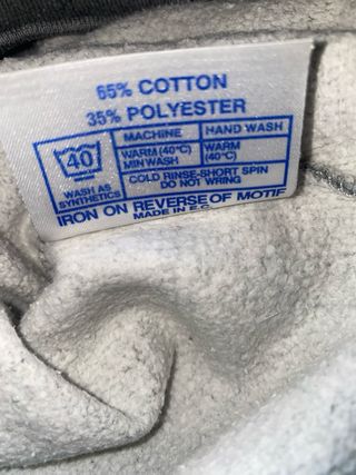 Sudadera Lonsdale University Gris y Negra