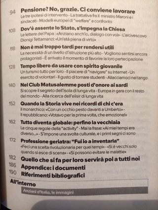 ANZIANI D'ITALIA. La nuova risorsa di un paese ...