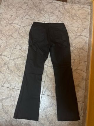 Pantalón cuero negro talla M