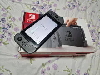 Nintendo Switch Gris + juego ¡Como nueva!