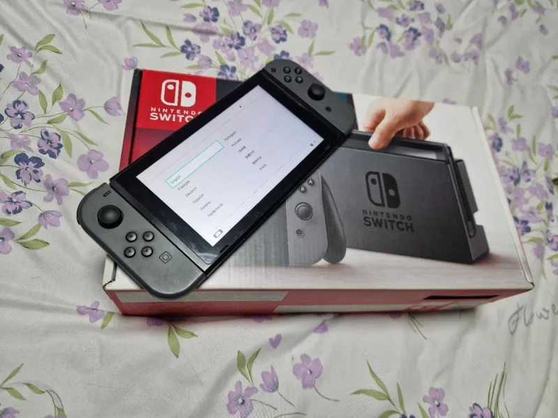 Nintendo Switch Gris + juego ¡Como nueva! afbeelding 6